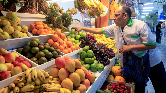 Consumo de frutos y verduras